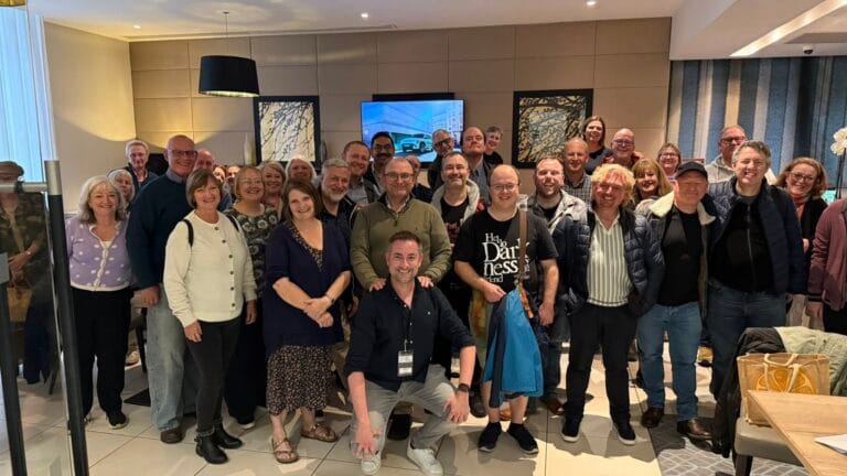 New friends meeting at a West End Outings social in London